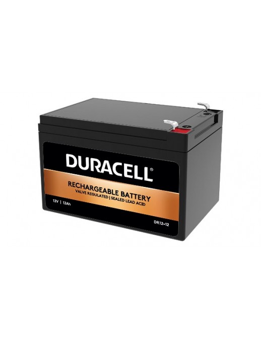 DR12-12 Duracell 12V 12Ah VRLA Batteria Adatto per Multiple UPS Applications (APC RBC4)