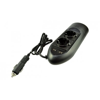 DRINV15-EU DRINV15-EU Duracell 175W Twin EU Socket Inverter With 2 x 2.1A USB Ports