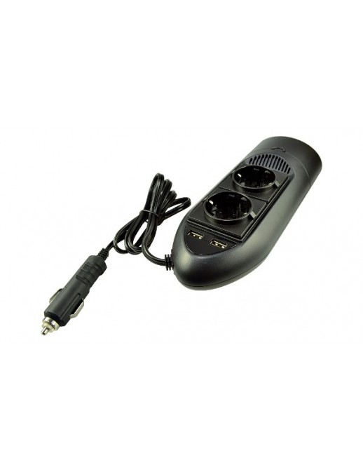DRINV15-EU DRINV15-EU Duracell 175W Twin EU Socket Inverter With 2 x 2.1A USB Ports