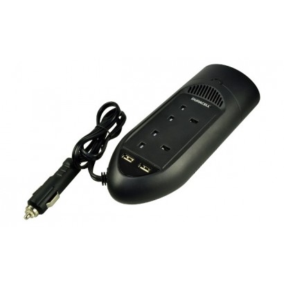 DRINV15-UK DRINV15-UK Duracell 175W Twin UK Socket Inverter With 2 X 2.1A USB Ports