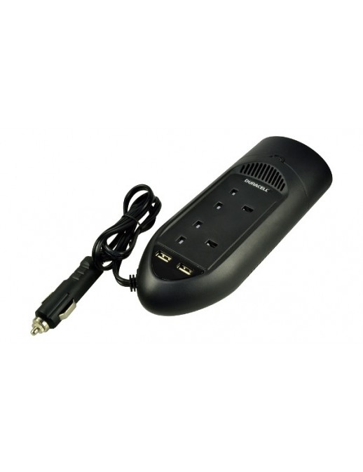 DRINV15-UK DRINV15-UK Duracell 175W Twin UK Socket Inverter With 2 X 2.1A USB Ports
