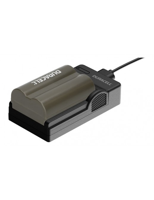 DRN5924 Duracell Digital Camera Batteria Charger Adatto per Nikon EN-EL3e, Olympus BL (Retroilluminata)M-1