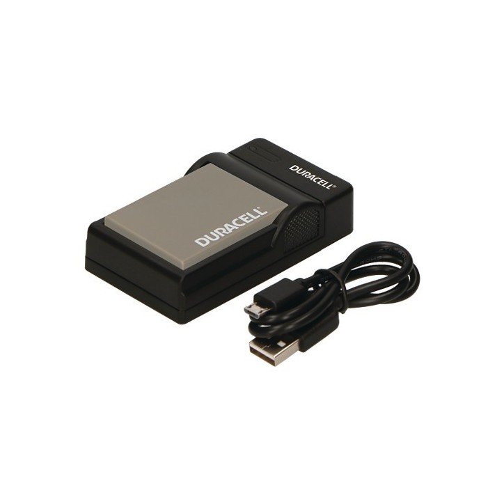 DRO5945 Duracell Digital Camera Batteria Charger Olympus BLS-1, BLS-5, Fujifilm NP-140
