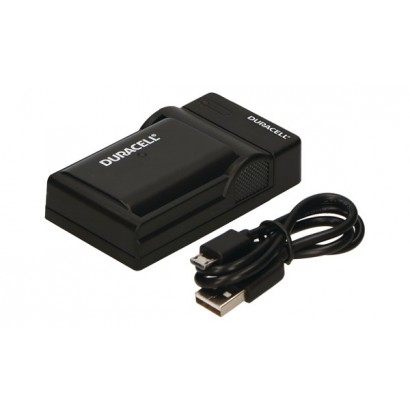 DRP5960 Duracell Digital Camera Batteria Charger Adatto per Panasonic DMW-BL (Retroilluminata)F19