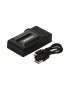 DRS5960 DRS5960 Duracell Digital Camera Batteria Charger Adatto per Sony NP-F550, NP-FM50, NP-FM500H