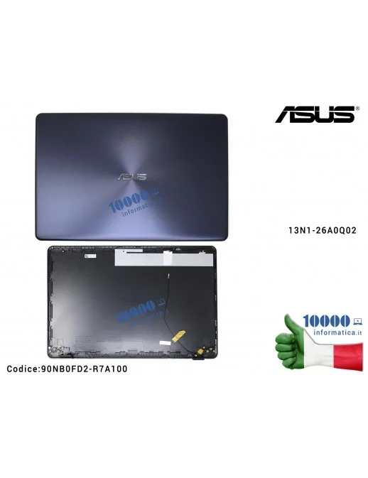 90NB0FD2-R7A100 Cover LCD ASUS VivoBook 15 X542 (STAR GREY) X542U X542UA X542UF X542UN X542UQ X542UR 13N1-26A0Q02