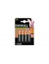 HR06-P HR06-P Duracell Ricaricabile (BL) AA 4 Pack 2500mAh General Purpose Battery