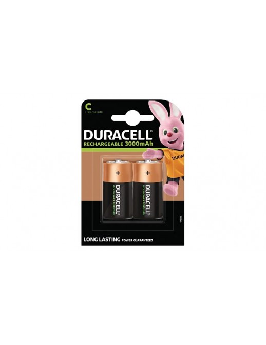 HR14 Duracell Ricaricabile (BL) C Size 2 Pack General Purpose Battery