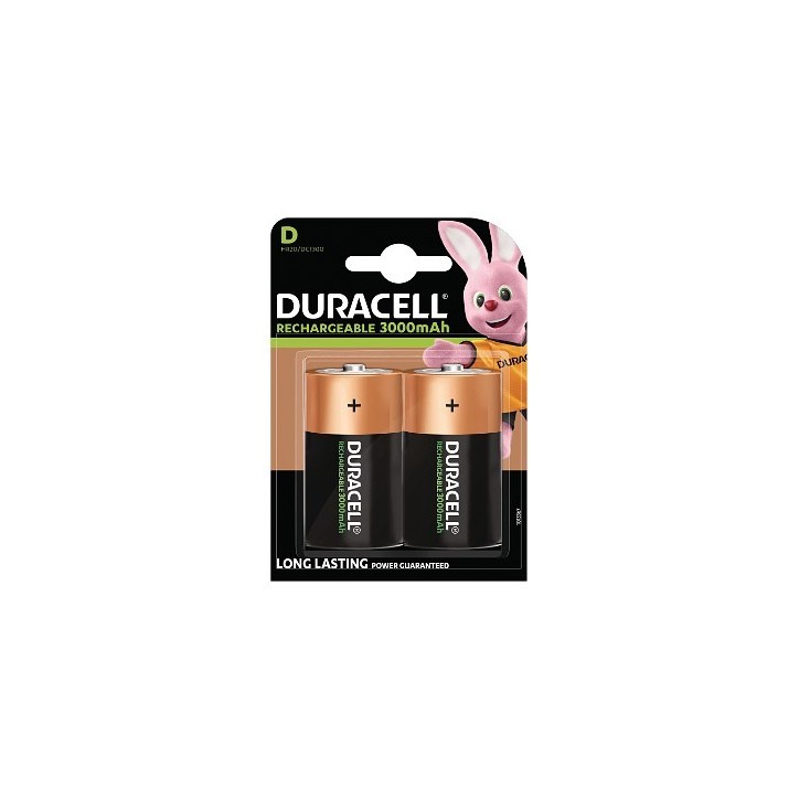 HR20 Duracell Ricaricabile (BL) D Size 2 Pack General Purpose Battery