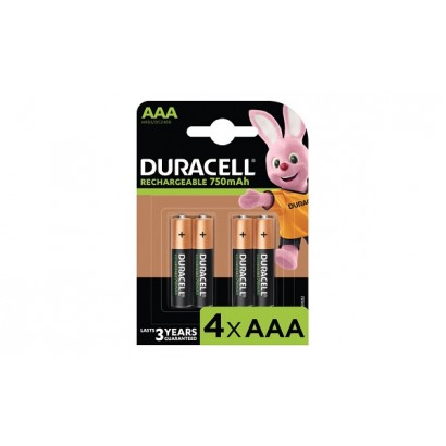 HR3-B Duracell Ricaricabile (BL) AAA 4 Pack 750mAh General Purpose Battery