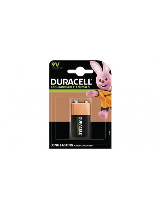 HR9V HR9V Duracell Ricaricabile (BL) 9V 1 Pack General Purpose Battery
