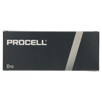 ID1300IPX10 Duracell Procell Industrial D Size 10 PK Original General Purpose Battery