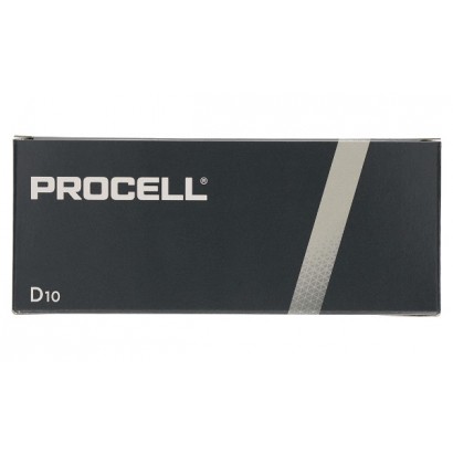 ID1300IPX10 ID1300IPX10 Duracell Procell Industrial D Size 10 PK Original General Purpose Battery