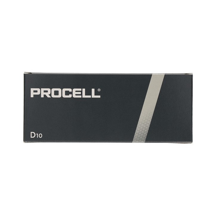 ID1300IPX10 Duracell Procell Industrial D Size 10 PK Original General Purpose Battery