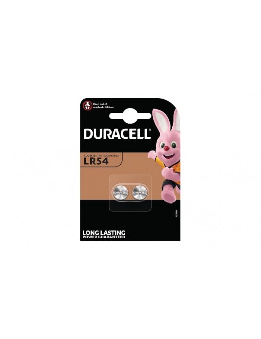 LR54 LR54 Duracell 1.5V Cell (2 Pack) Common Electronics Battery