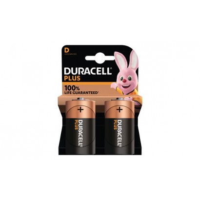 MN1300B2 MN1300B2 Duracell Plus D Size 2 Pack Original General Purpose Battery (LR20)