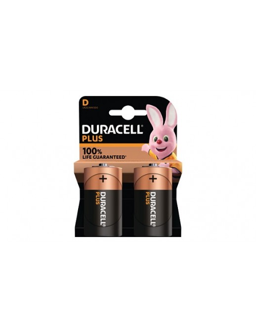 MN1300B2 Duracell Plus D Size 2 Pack Original General Purpose Battery (LR20)