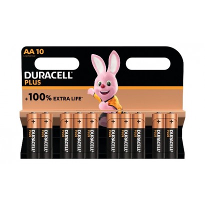 MN1500B10 Duracell Plus AA Alkaline - 10 Pack