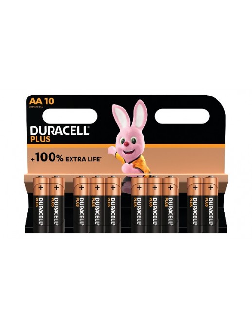 MN1500B10 Duracell Plus AA Alkaline - 10 Pack