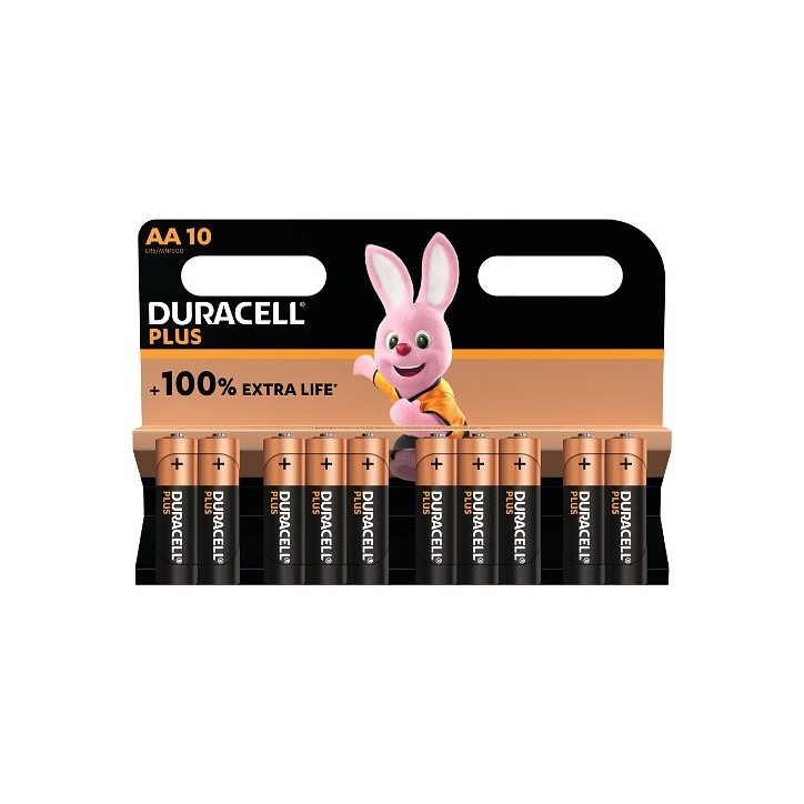 MN1500B10 Duracell Plus AA Alkaline - 10 Pack