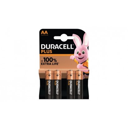 MN1500B4 Duracell Plus AA 4 Pack Original General Purpose Battery