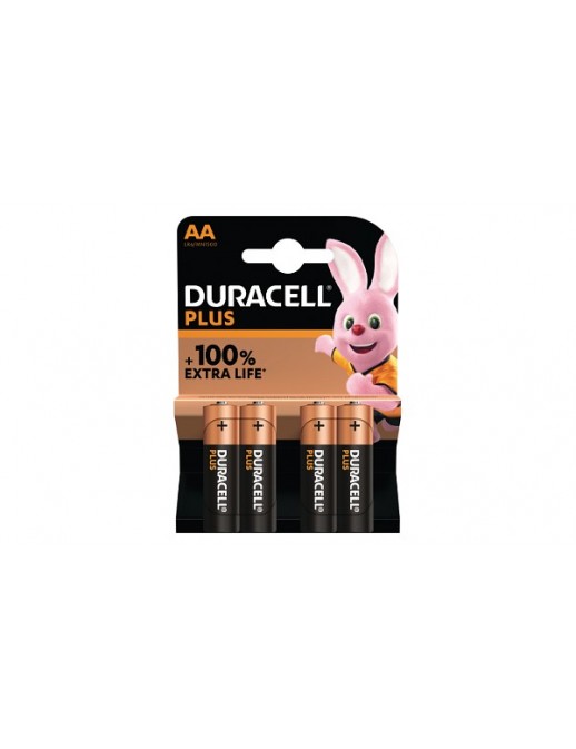 MN1500B4 Duracell Plus AA 4 Pack Original General Purpose Battery