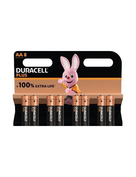 MN1500B8 Duracell Plus AA Alkaline - 8 Pack Offer Original General Purpose Battery