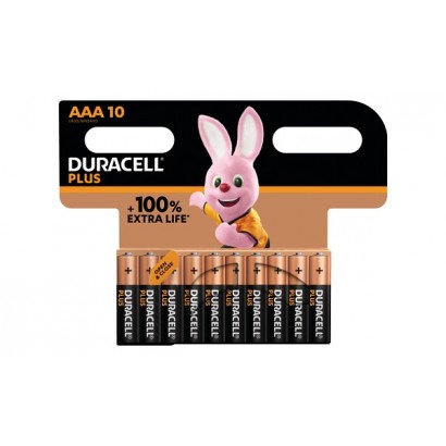 MN2400B10 DURACELL PLUS POWER AAA 10PK