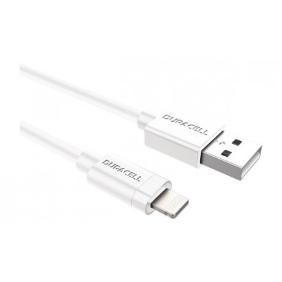 USB5012W Duracell USB-A to Lightning 1m Cavo Adatto per Apple iPhone/iPad Lightning Devices