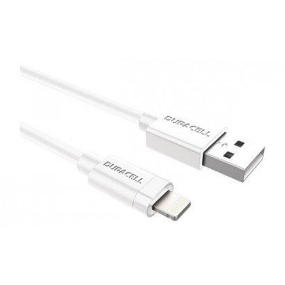 USB5012W USB5012W Duracell USB-A to Lightning 1m Cavo Adatto per Apple iPhone/iPad Lightning Devices