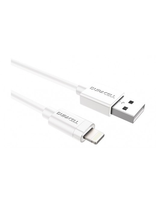 USB5012W Duracell USB-A to Lightning 1m Cavo Adatto per Apple iPhone/iPad Lightning Devices