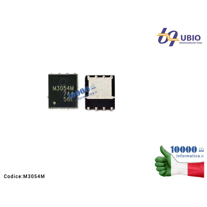 IC Chip Mosfet UBIQ M3054M QM3054M6 QM3054M M30S4M QM3O54M6 M3O54M QFN-8