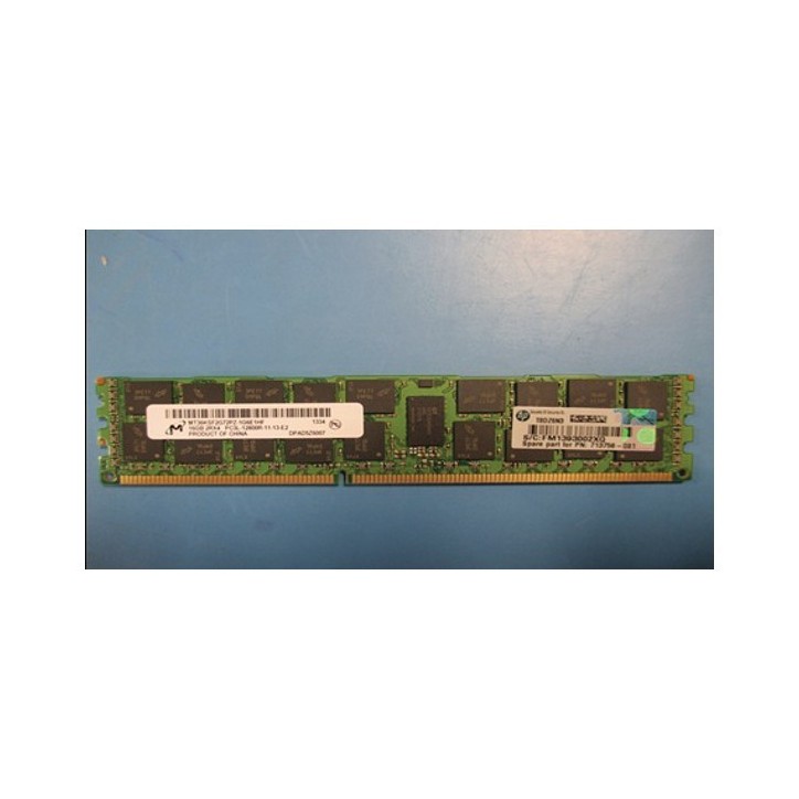 715284-001 SPS-DIMM 16GB PC3L 12800R IPL 1Gx4