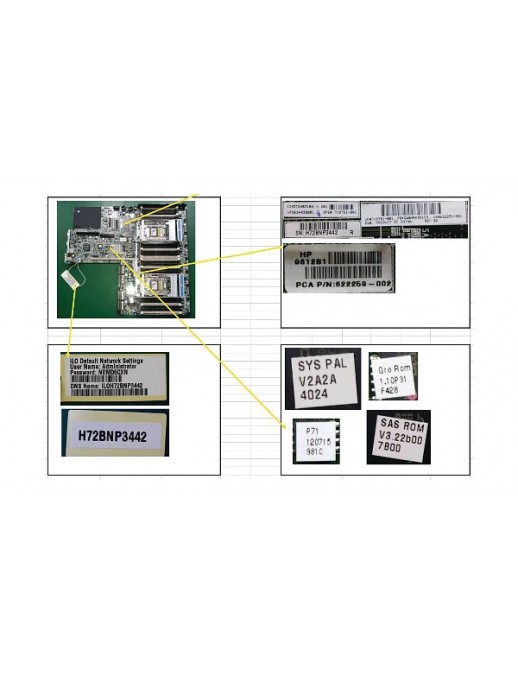 718781-001 718781-001 SPS-BD SYS IO W SUBPAN HW