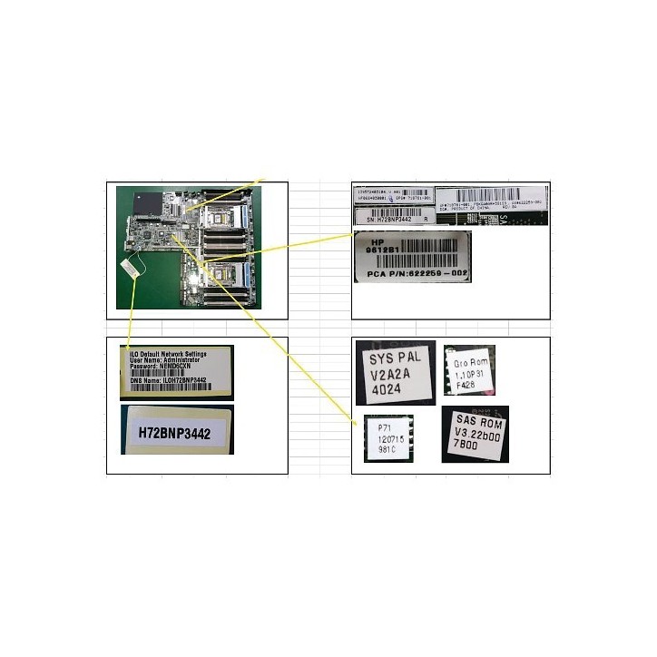718781-001 SPS-BD SYS IO W SUBPAN HW