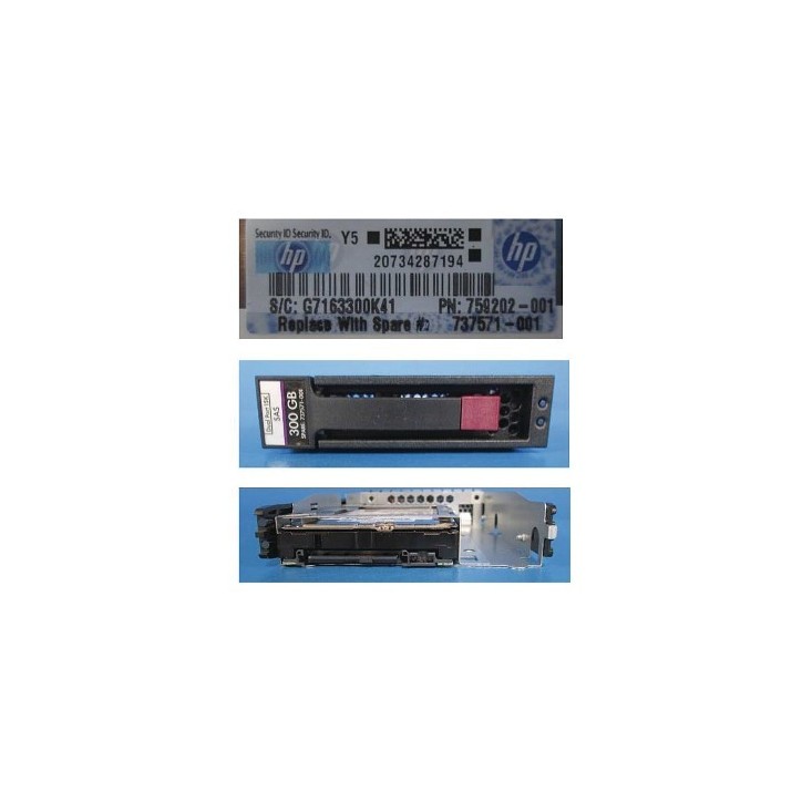 737571-001 300GB 15k SAS 3.5 12G Hot Plug HDD