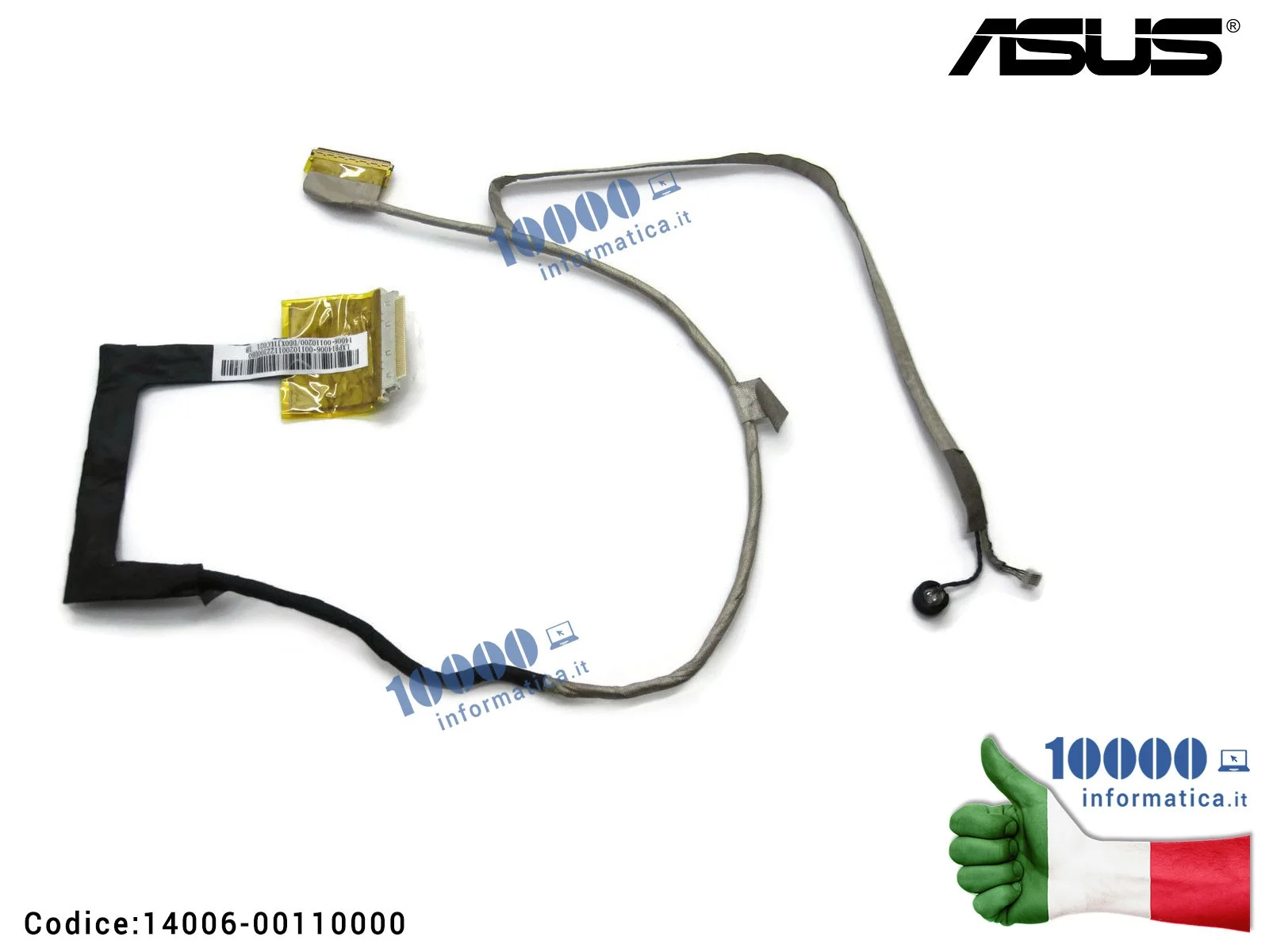 14006-00110000 Cavo Flat LCD ASUS X401 X401A X401U X401P DD0XJ1LC000