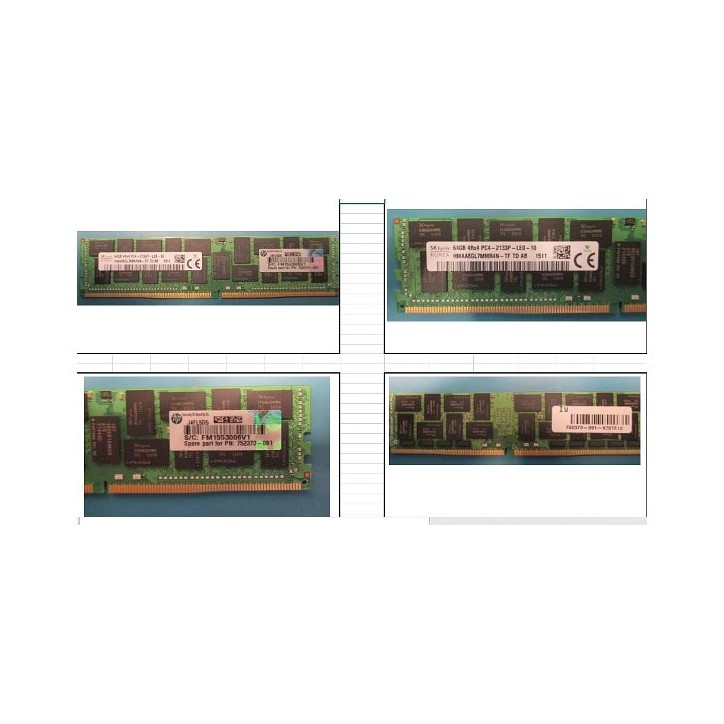 774176-001 64GB Quad Rank x4 DDR4