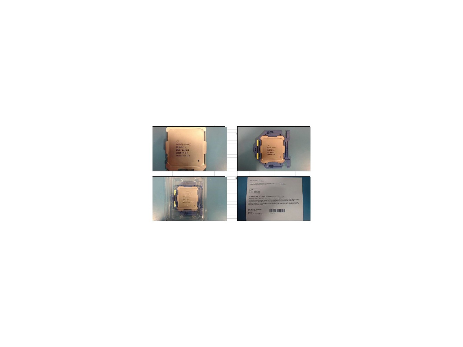 801231-B21 801231-B21 SPS-CPU BDW E5-2630 v4 10C 2.2GHz 85W - sostituito con HPE spare part:835602-001 801231-B21 801231-B21 SPS-CPU BDW E5-2630 v4 10C 2.2GHz 85W - sostituito con HPE spare part:835602-001