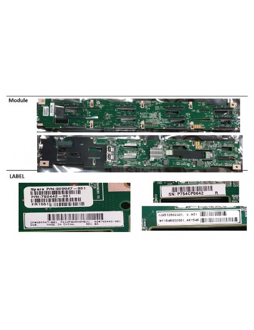 809947-001 SPS-PCA 12 LFF BP w/Expander Apollo 4200