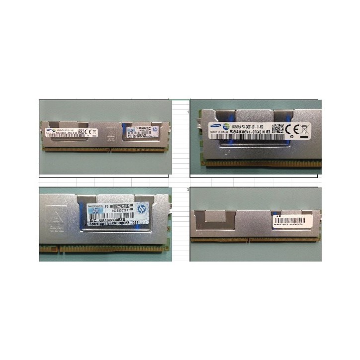819413-001 SPS-MEMORY DIMM 64GB PC4-2400T-L 2Gx4