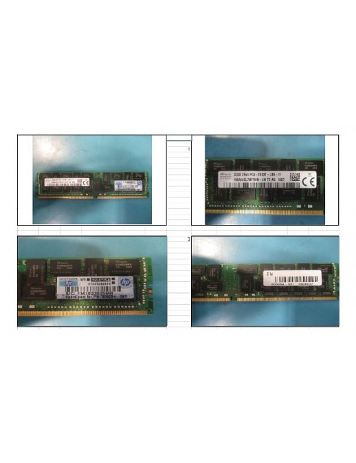 819414-001 SPS-MEMORY DIMM 32GB PC4-2400T-L 2Gx4