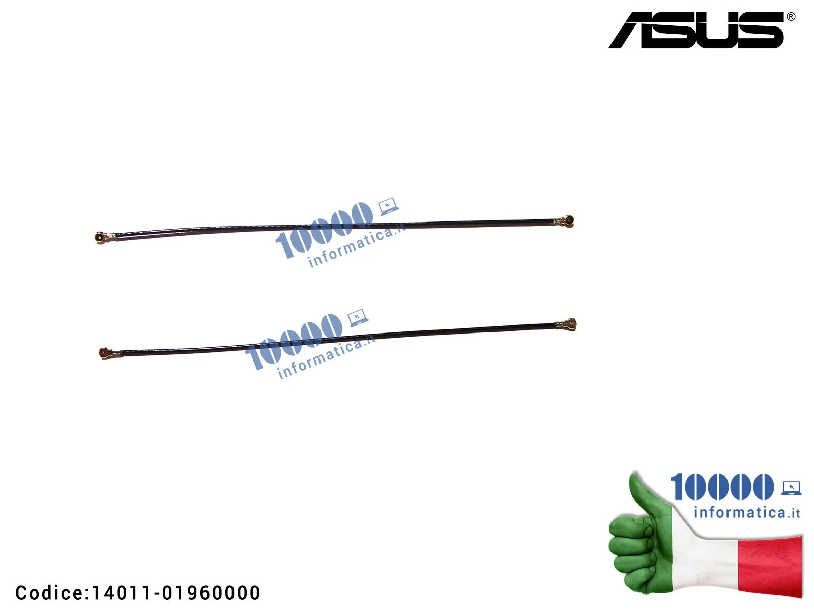 14011-01960000 Cavo Coassiale Antenna COAXIAL CABLE ASUS ZenFone 3 Max ZC520TL (X008D) [9 cm]
