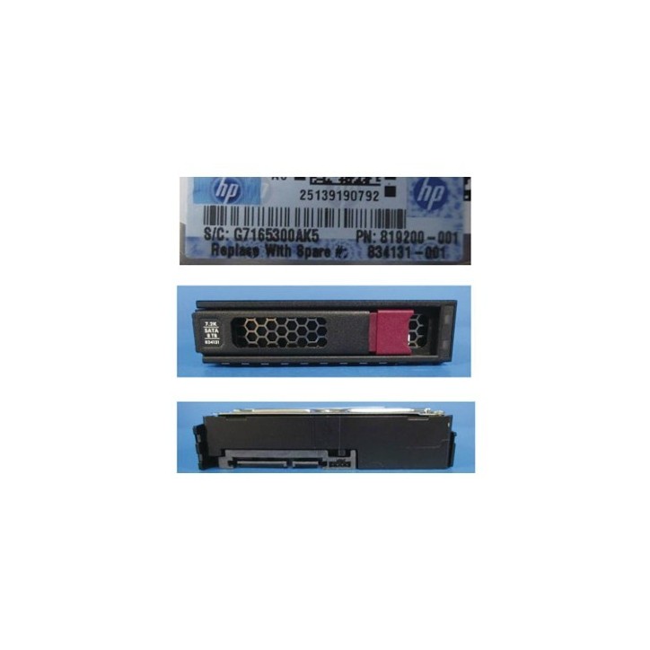 834131-001 SPS-DRV 8TB 6G 7.2K 3.5 SATA 512e MDL LP