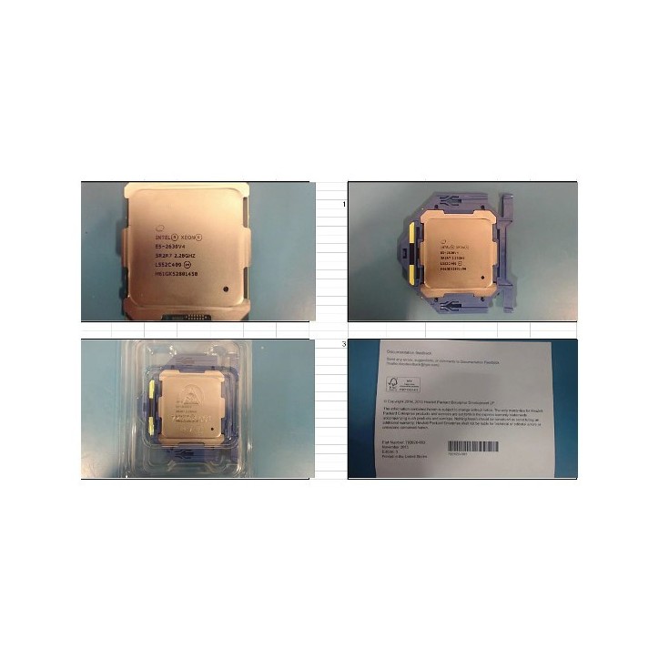 835602-001 SPS-CPU BDW E5-2630 v4 10C 2.2GHz 85W