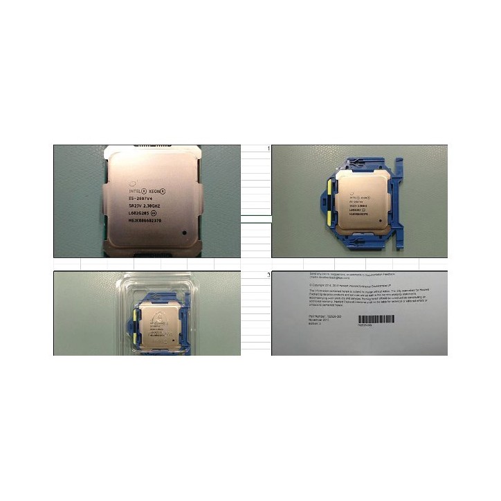 835616-001 SPS-CPU BDW E5-2697 v4 18C 2.3GHz 145W