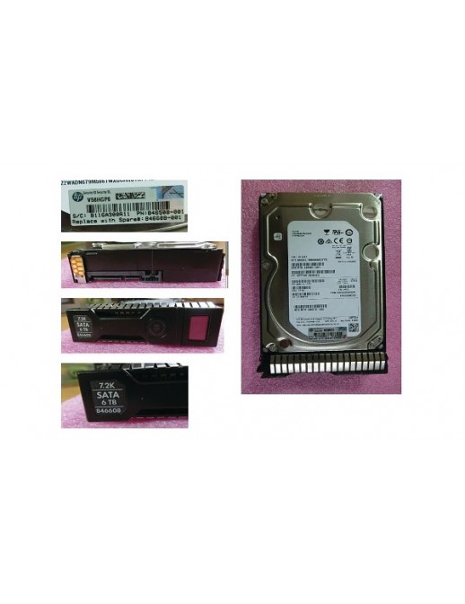 846608-001 SPS-DRV HD 6TB 6G 7.2K 3.5 SATA MDL SC