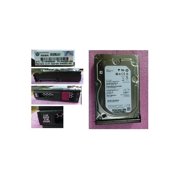 846609-001 SPS-DRV HD 6TB 6G 7.2.K 3.5 SATA MDL LP