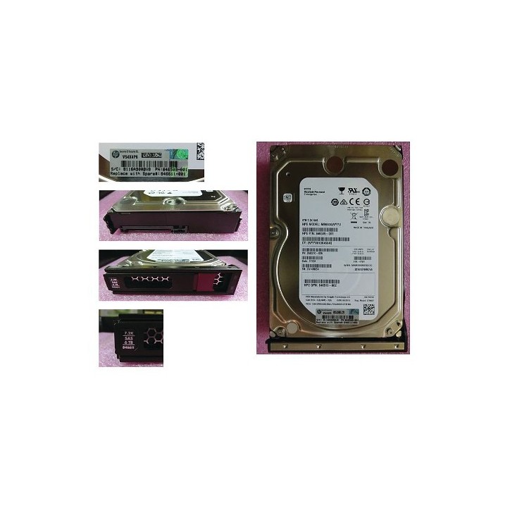 846611-001 SPS-DRV HD 6TB 12G 7.2K 3.5 SAS MDL LP
