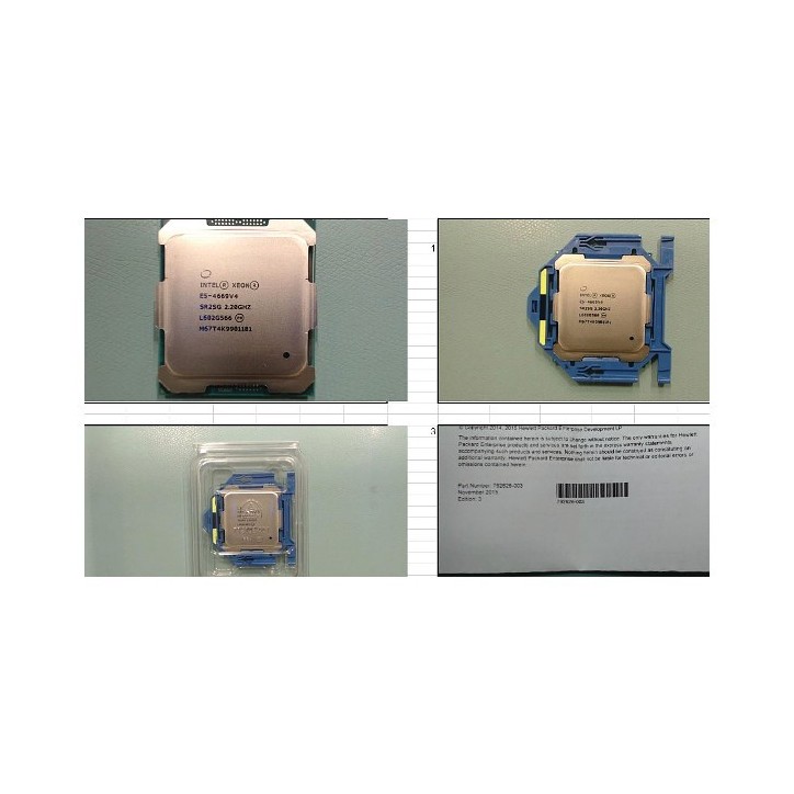 852385-001 SPS-CPU BDW E5-4669V4 22C 2.2GHz 135W